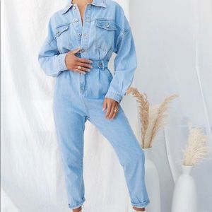 Denim Hendrix Jumpsuit NWT